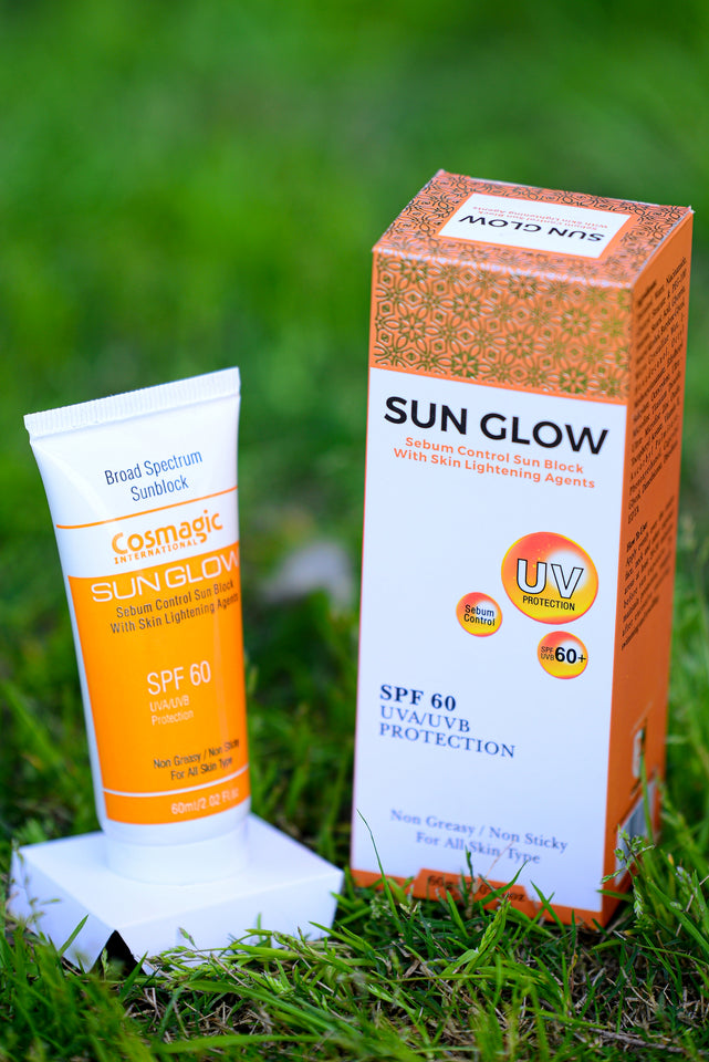 SUN GLOW Sebum Control Sun Block with Skin Lightening agents